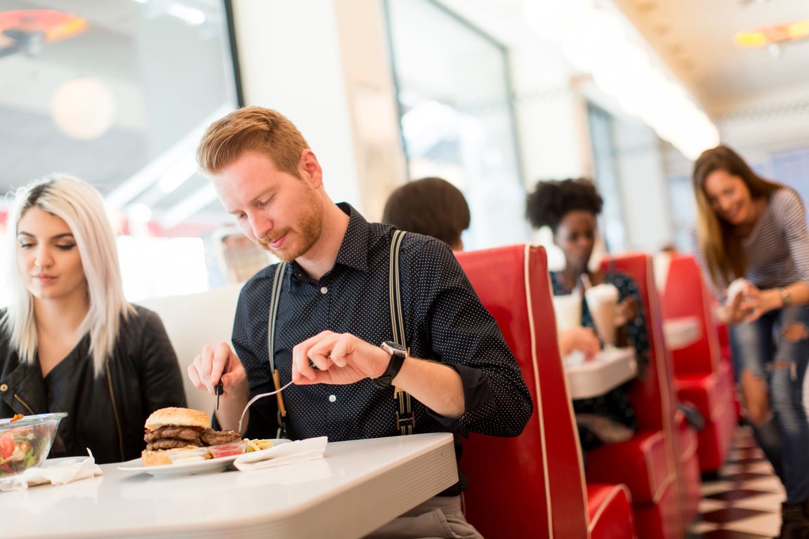 People in Diner